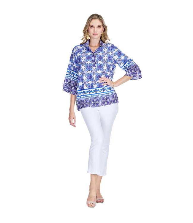 Jade Melody Tam Placket Tunic