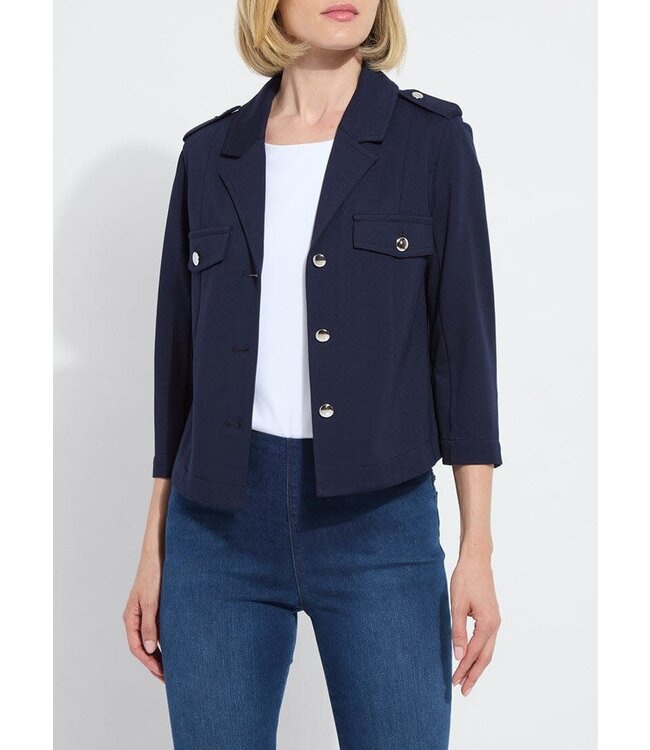 Lyssé Veronica Ponte Crop Blazer