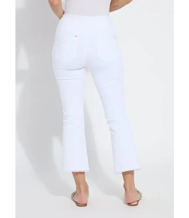 Lyssé Dara Seamed Hem Crop Denim (25" inseam)