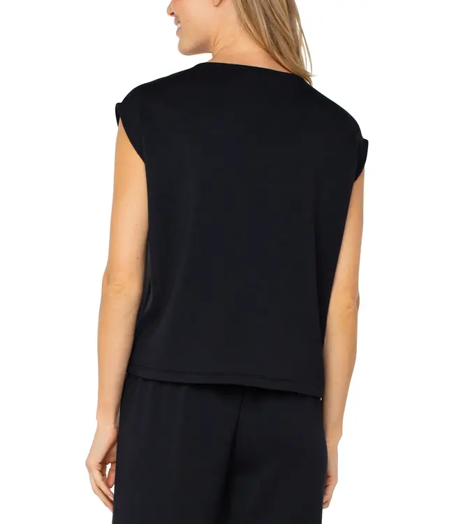 Liverpool Dolman Sleeve V-neck Top