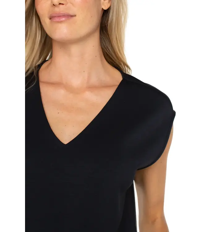 Liverpool Dolman Sleeve V-neck Top