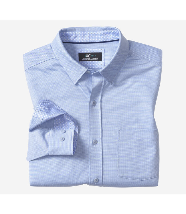 Johnston & Murphy XC Flex Stretch Long Sleeve Dress Shirt