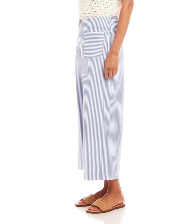 Karen Kane Stripe Cropped Pants