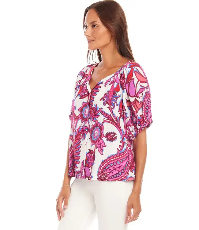 Karen Kane Peasant Top 2
