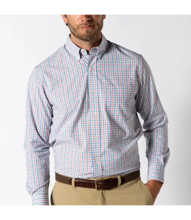 Duck Head Trent Plaid Performance Poplin Sport Shirt