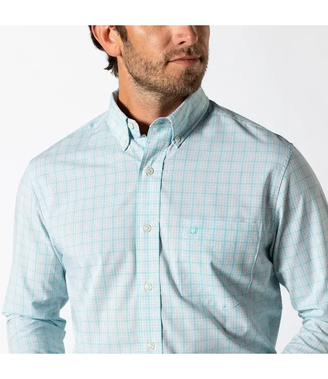 Duck Head Trent Plaid Performance Poplin Sport Shirt