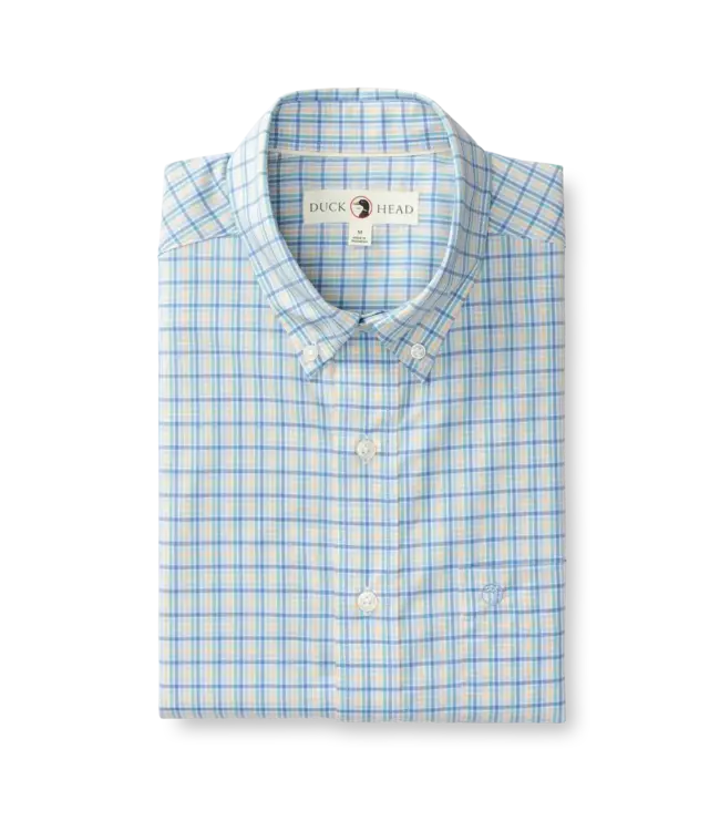 Duck Head Bradley Plaid Performance Poplin Sport Shirt