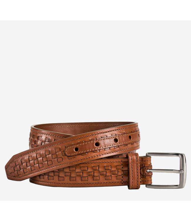 Johnston & Murphy Woven Center Laced Belt