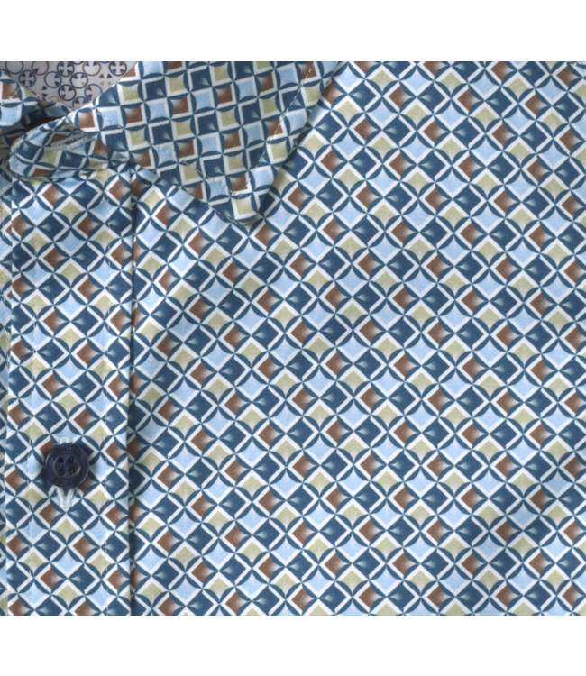 Johnston & Murphy Long Sleeve Printed Cotton Shirt 2