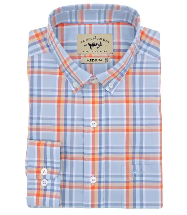 Coastal Cotton L/S Cotton Polyester Sport Shirt