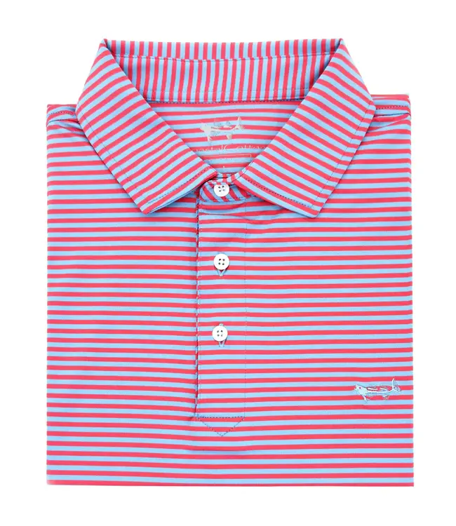 Coastal Cotton Yarn Dyed Performance Polo