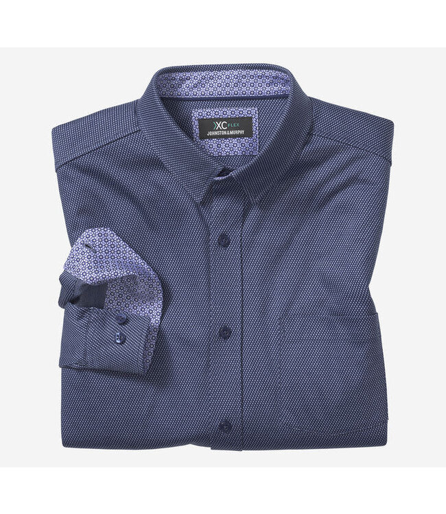 Johnston & Murphy XC Flex Stretch Long Sleeve Dress Shirt