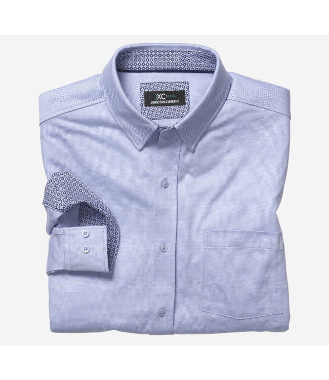 Johnston & Murphy XC Flex Stretch Long Sleeve Dress Shirt