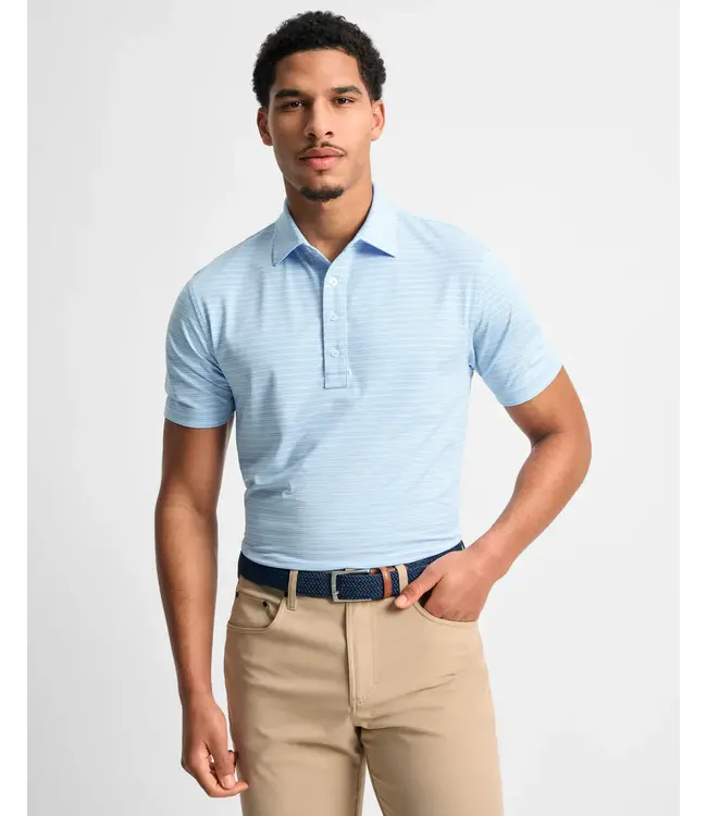 GenTeal Apparel Campus Stripe Performance Polo