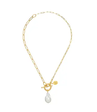 Susan Shaw Katie Paperclip Necklace