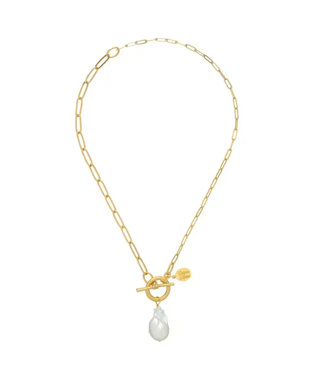 Susan Shaw Katie Paperclip Necklace