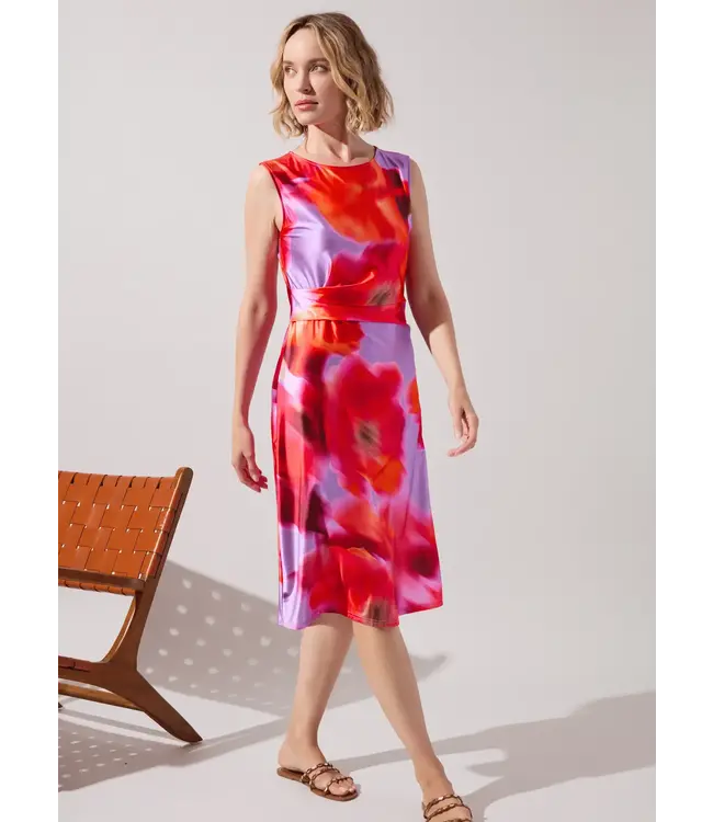 Lysse Raquel Side Draped Printed Dress