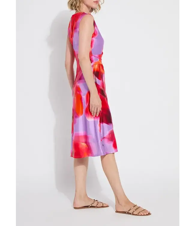 Lysse Raquel Side Draped Printed Dress