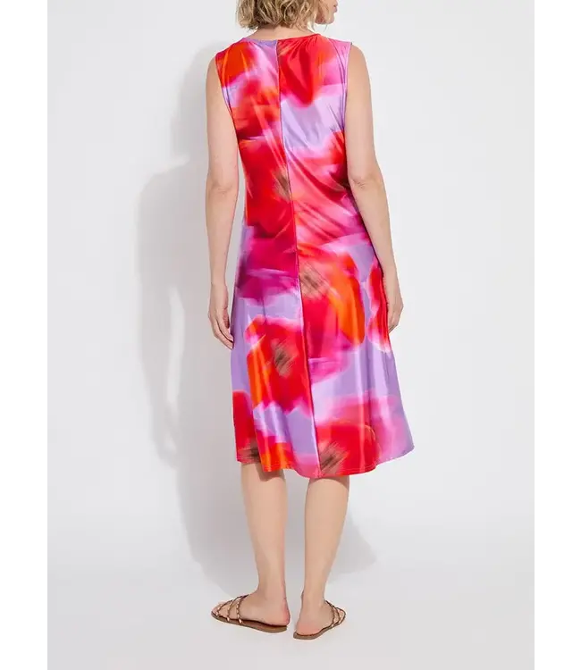Lysse Raquel Side Draped Printed Dress