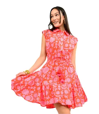 Uncle Frank Swing and Cinched Shirt Dress