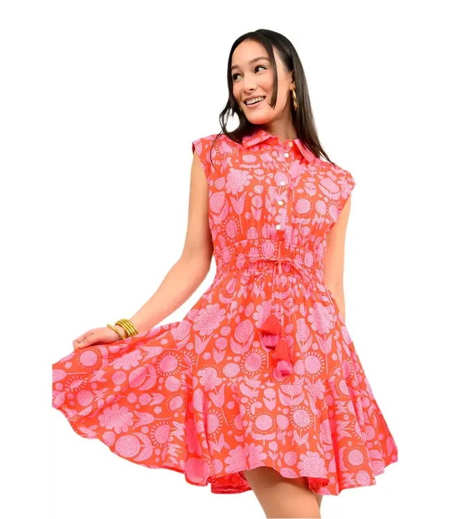 Uncle Frank Swing and Cinched Shirt Dress