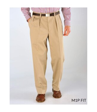 Bills Khakis Relaxed Fit Pleated Original Twill Pants