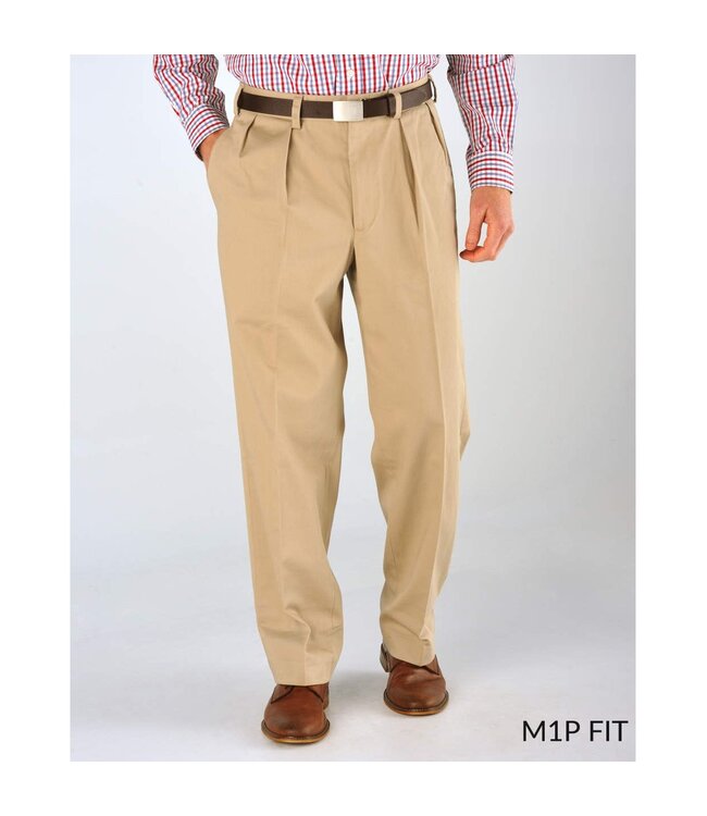 Bills Khakis Relaxed Fit Pleated Original Twill Pants