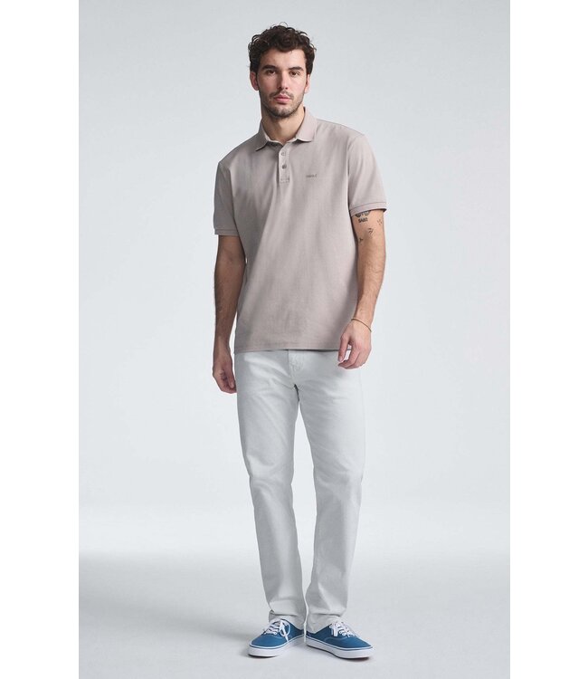 Mavi Ivory Zach Straight Leg Twill Pants