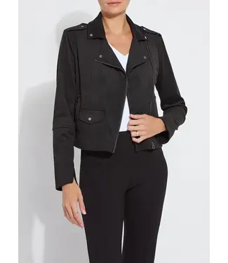 Lysse Amelia Moto Vegan Suede Jacket