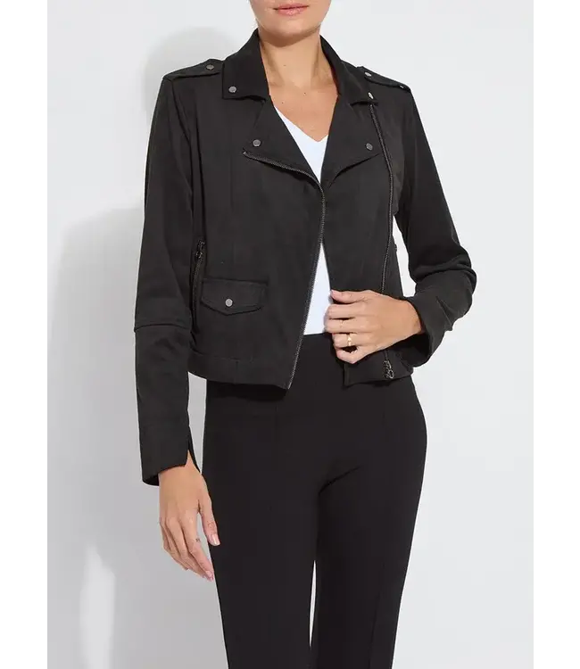 Lysse Amelia Moto Vegan Suede Jacket