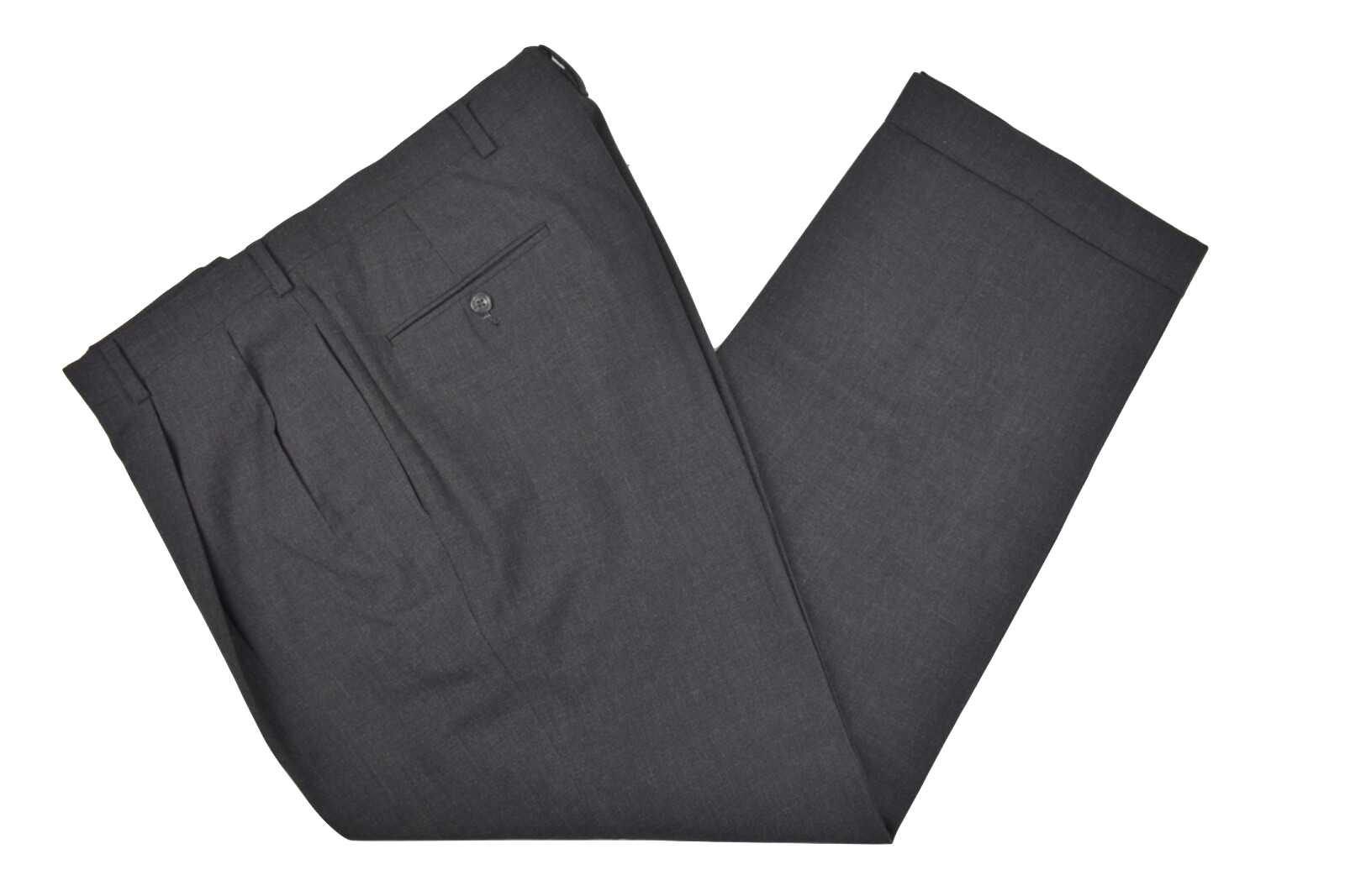 Men's Signature Pleated Wool Pants Men's Signature Pleated Wool Pants