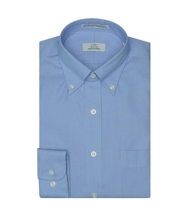 Cooper & Stewart The Aberdeen Mini Houndstooth Dress Shirt