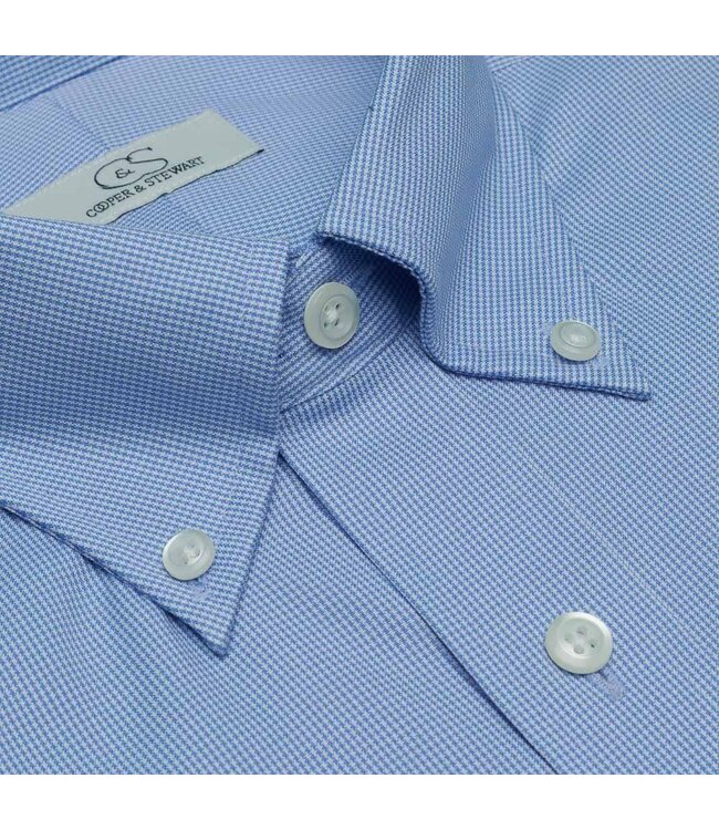 Cooper & Stewart The Aberdeen Mini Houndstooth Dress Shirt