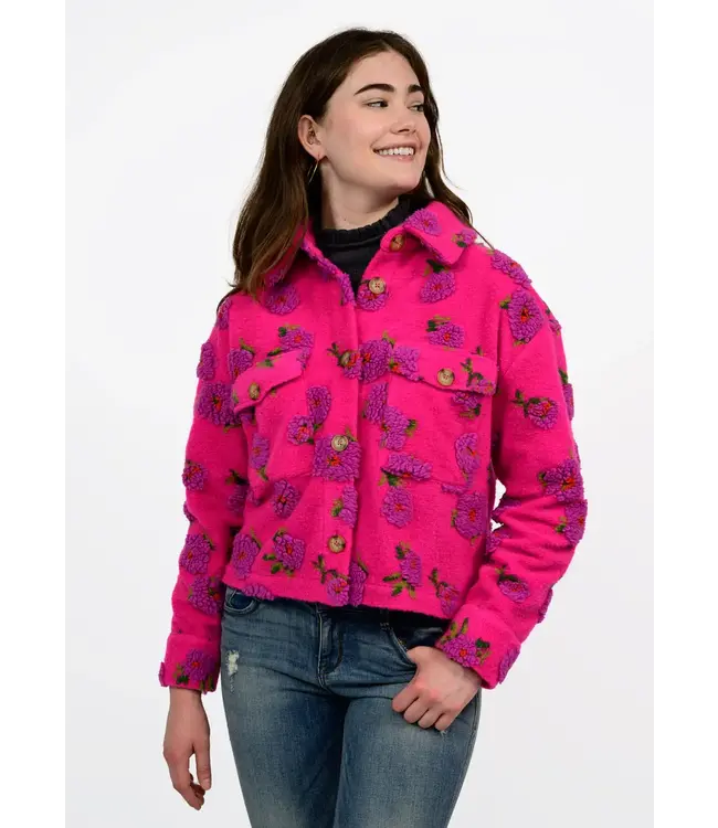 Ivy Jane Puff Floral Barn Jacket