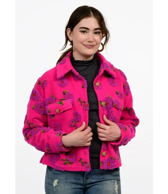 Ivy Jane Puff Floral Barn Jacket