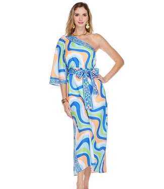 Jade Melody Tam One Shoulder Column Dress