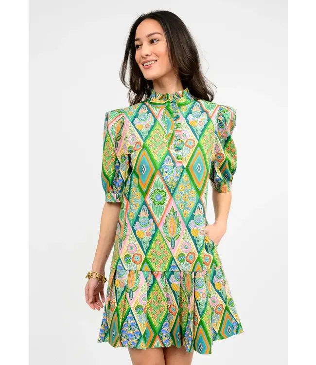 Uncle Frank Pleated Hem Dress