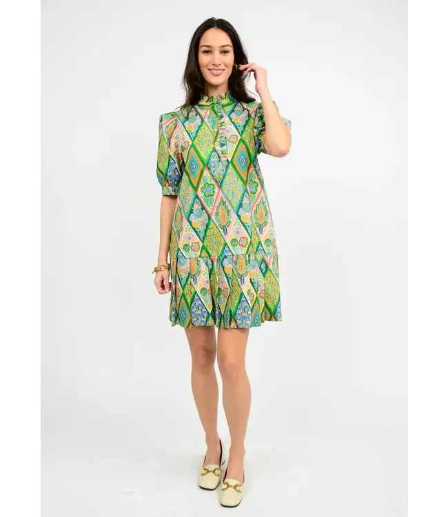 Uncle Frank Pleated Hem Dress