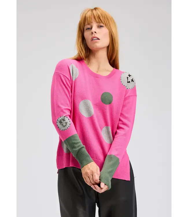 Zaket & Plover Spots Intarsia Sweater