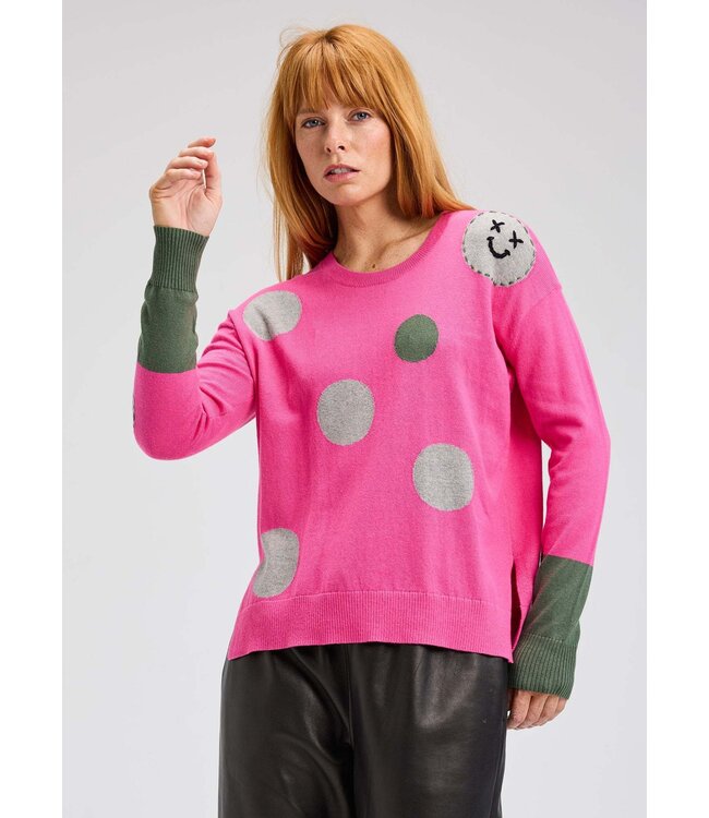 Zaket & Plover Spots Intarsia Sweater