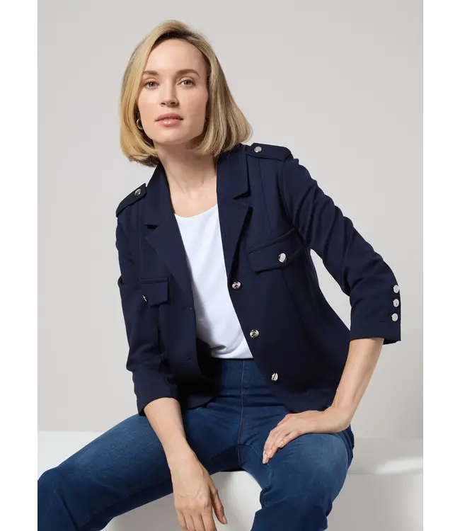 Lyssé Veronica Ponte Crop Blazer