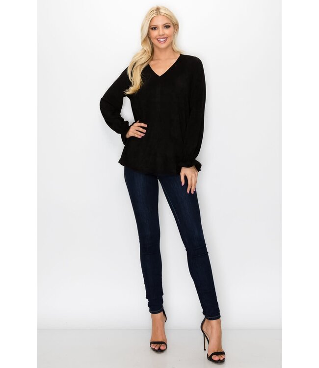 Joh Abigail Suede Top