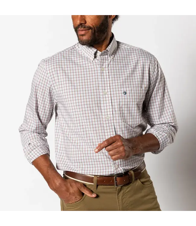 Duck Head Edison Plaid Performance Poplin Sport Shirt