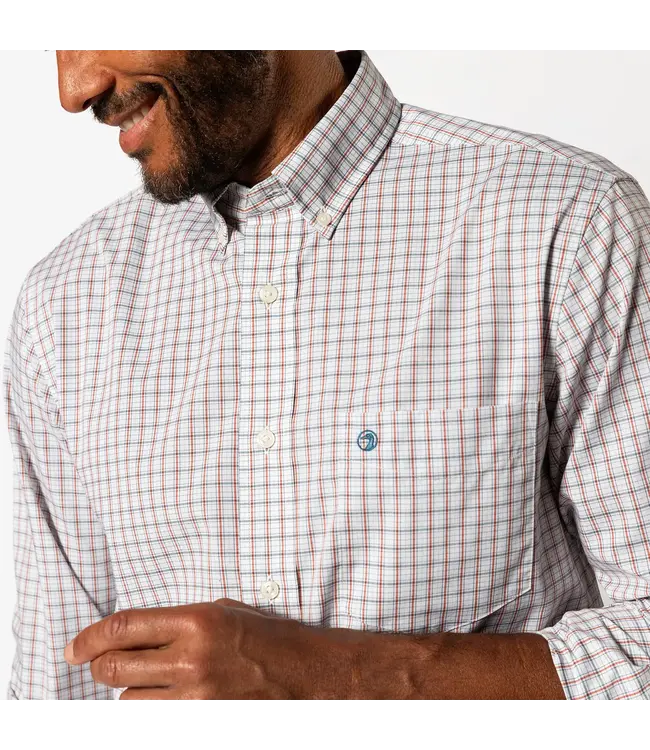 Duck Head Edison Plaid Performance Poplin Sport Shirt