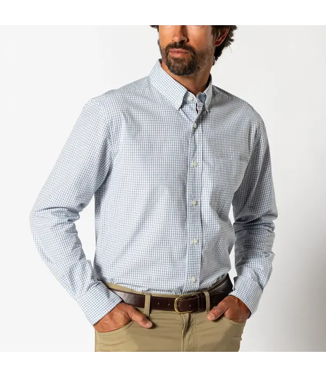 Duck Head Lewis Plaid Cotton Cashmere Poplin Sport Shirt