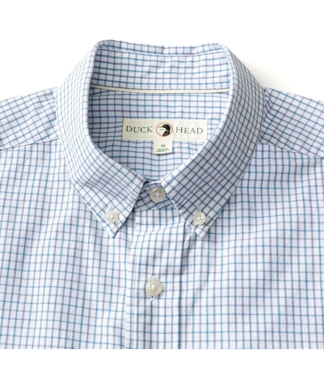 Duck Head Lewis Plaid Cotton Cashmere Poplin Sport Shirt