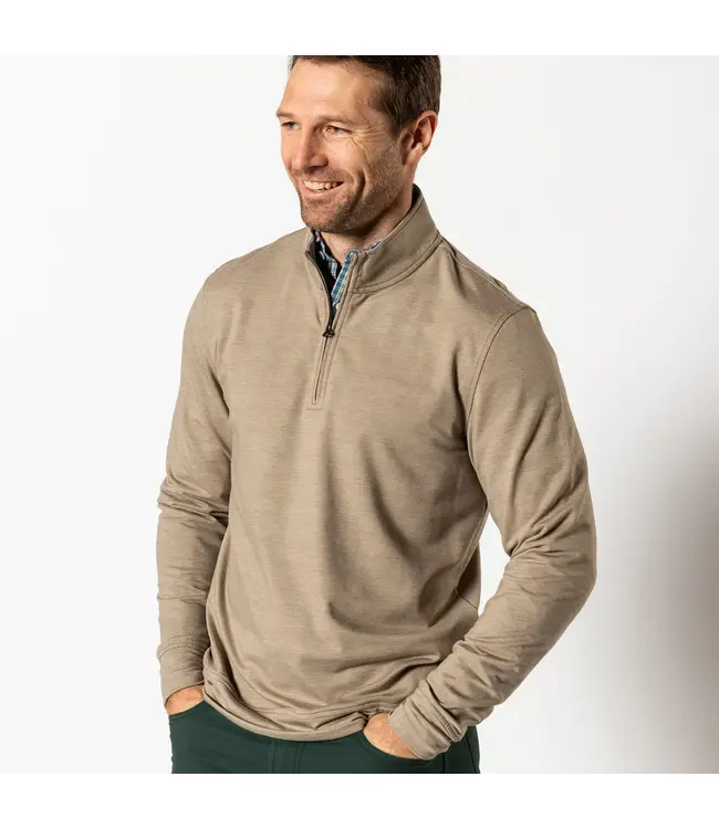 Duck Head LS Dunmore Performance 1/4 Zip Pullover
