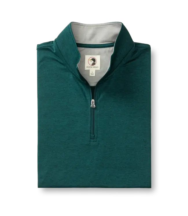 Duck Head Long Drive Performance 1/4 Zip Pullover