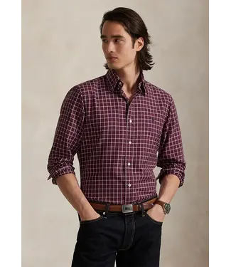 Polo Ralph Lauren Long-Sleeve Performance Oxford Sport Shirt - Plaid