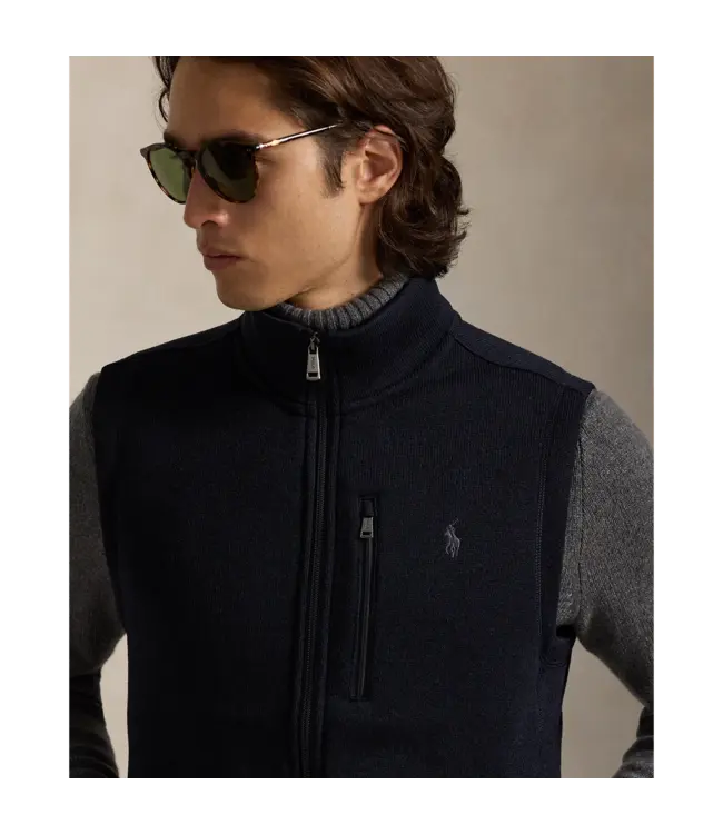 Recycled Sweater Fleece Full-Zip Vest